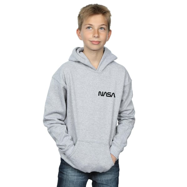 NASA Boys Modern Logo Chest Hoodie