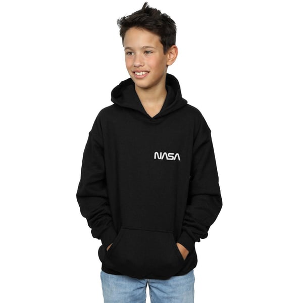 NASA Boys Modern Logo Chest Hoodie