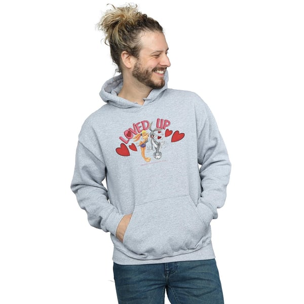 Looney Tunes Mens Bugs Bunny And Lola Valentine´s Day Loved Up Hoodie