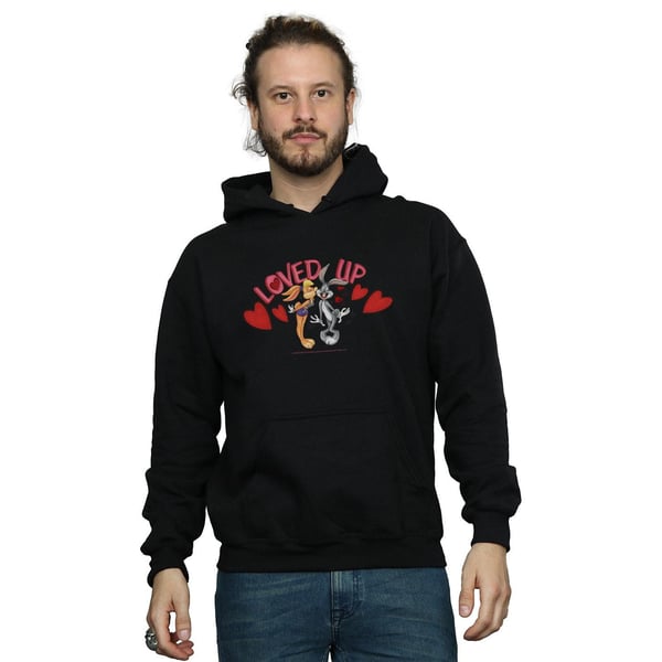 Looney Tunes Mens Bugs Bunny And Lola Valentine´s Day Loved Up Hoodie