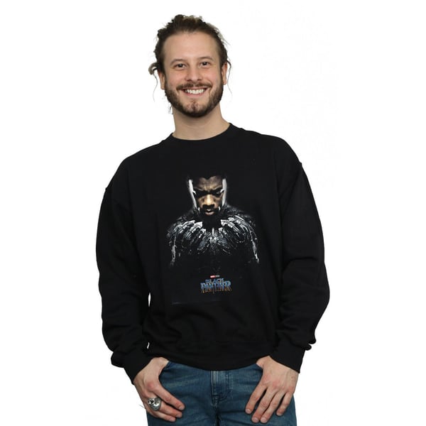 Marvel Mens Black Panther T´Challa Poster Sweatshirt
