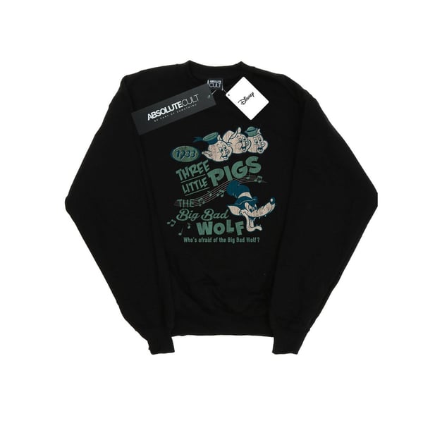Disney Womens/Ladies Three Little Pigs Who´s Afraid Of The Big Bad Wolf Sweatshirt