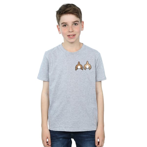 Disney Boys Chip N Dale Backside Breast Print T-Shirt