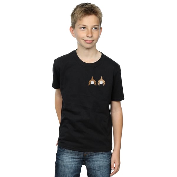 Disney Boys Chip N Dale Backside Breast Print T-Shirt