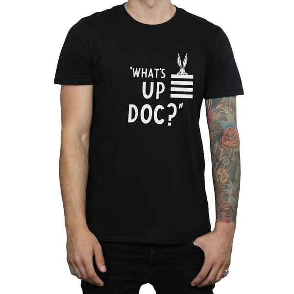 Looney Tunes Mens What´s Up Doc Bugs Bunny Striped Cotton T-Shirt