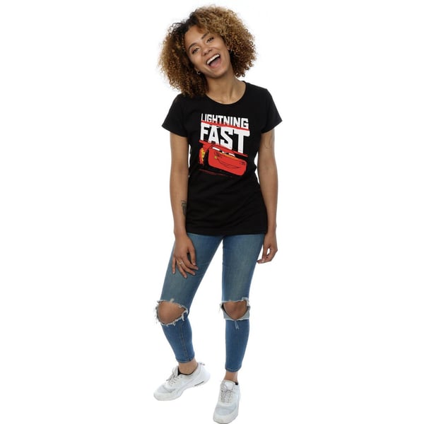 Disney Womens/Ladies Cars Lightning Fast Cotton T-Shirt