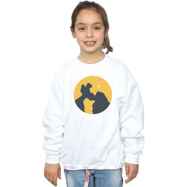 Disney Girls Lady And The Tramp Moonlight Kiss Sweatshirt