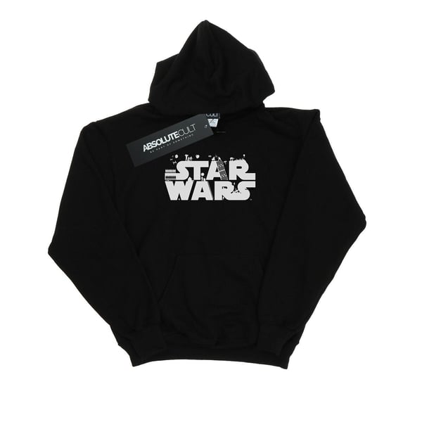 Star Wars Dam/Dam Minimalistisk Logotyp Hoodie