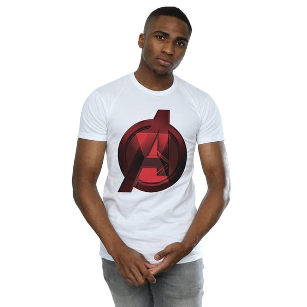 Marvel Mens Black Widow Movie Avengers Logo T-Shirt