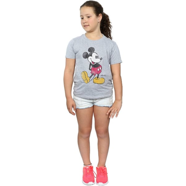 Disney Girls Classic Kick Mickey Mouse T-Shirt