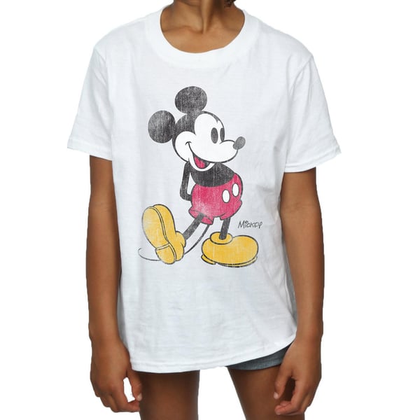 Disney Girls Classic Kick Mickey Mouse T-Shirt