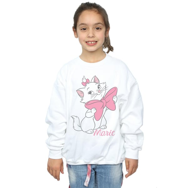 Disney Girls Aristocats Marie Bow Sweatshirt