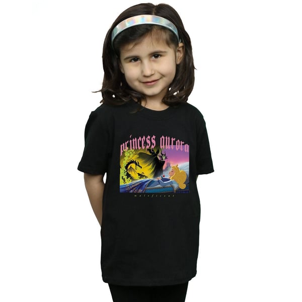 Disney Girls Sleeping Beauty And Maleficent Cotton T-Shirt
