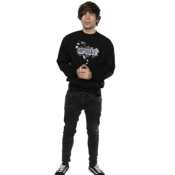 Beetlejuice Mens Sandworm Logo Sweatshirt