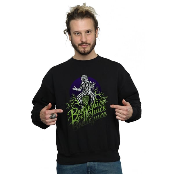 Beetlejuice Miesten haalistunut poseerauspusero