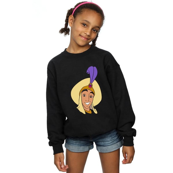 Disney Girls Aladdin Prince Ali Face Sweatshirt