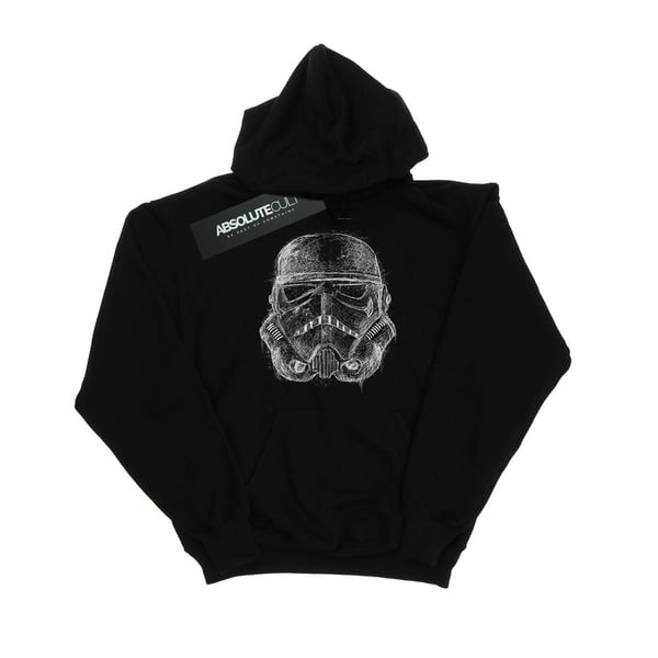 Star Wars Womens/Ladies Stormtrooper Scribble Helmet Hoodie