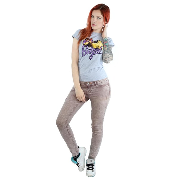DC Bombshells Womens/Ladies Batgirl Badge Heather T-Shirt