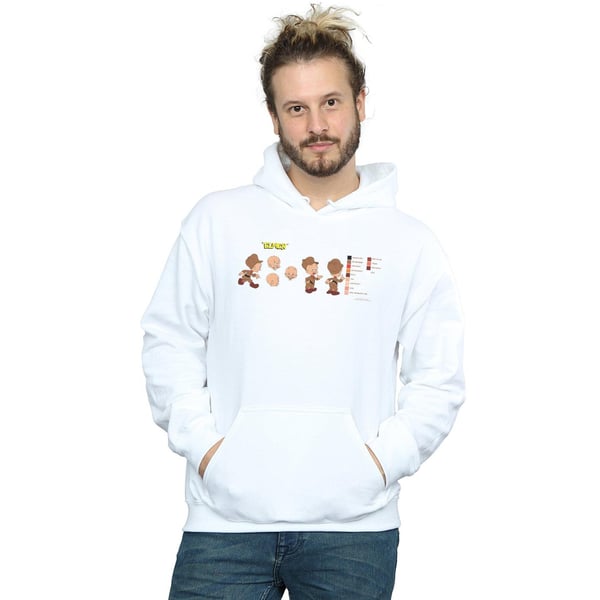 Looney Tunes Mens Elmer Fudd Colour Code Hoodie