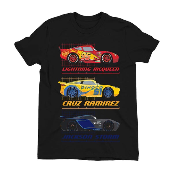 Disney Womens/Ladies Cars Racer Profile Cotton T-Shirt