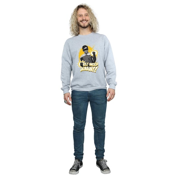 DC Comics Mens Batman TV Series Robin Holy Smokes Sweatshirt