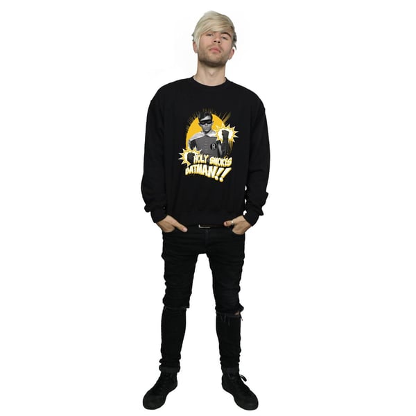 DC Comics Mens Batman TV Series Robin Holy Smokes Sweatshirt