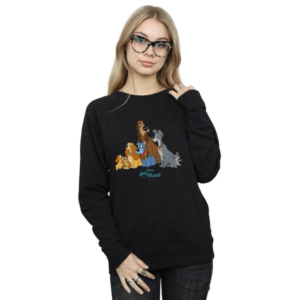 Disney Womens/Ladies Lady And The Tramp Classic Group Sweatshirt