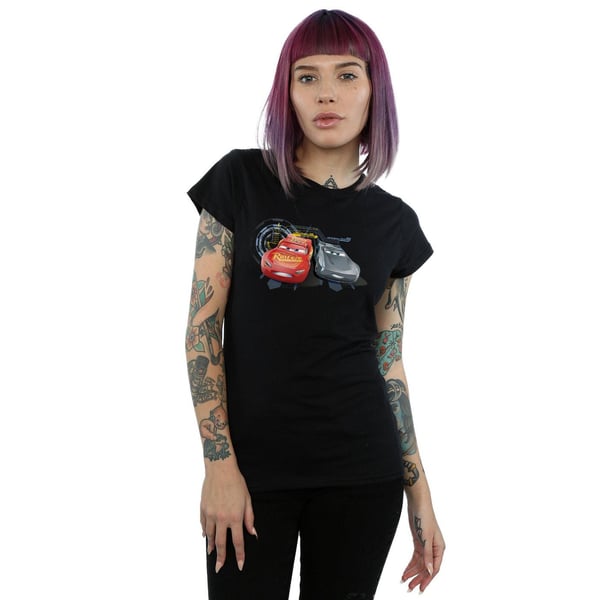 Disney Womens/Ladies Cars Lightning Vs Storm Cotton T-Shirt