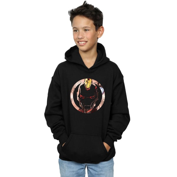 Marvel Boys Iron Man Montage Symbol Hoodie