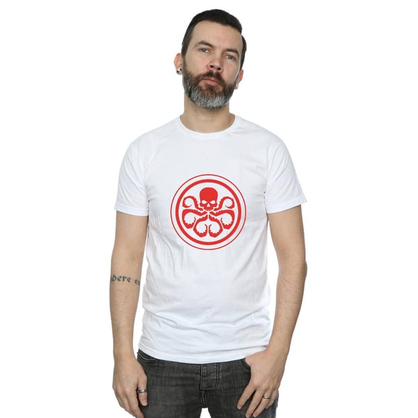 Marvel Mens Hydra Logo Cotton T-Shirt