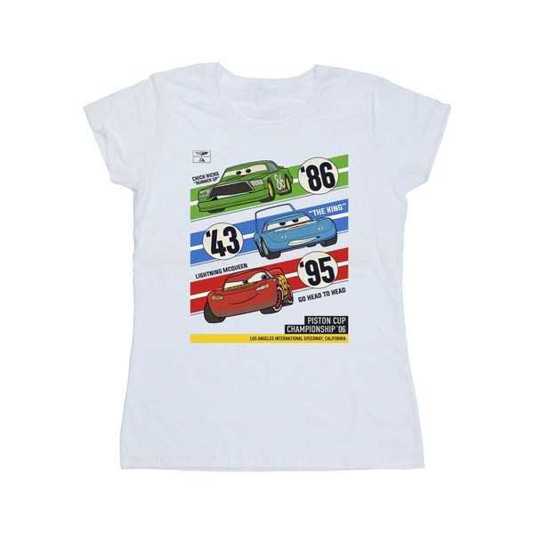 Disney Dam/Dam Cars Piston Cup Champions T-shirt i bomull