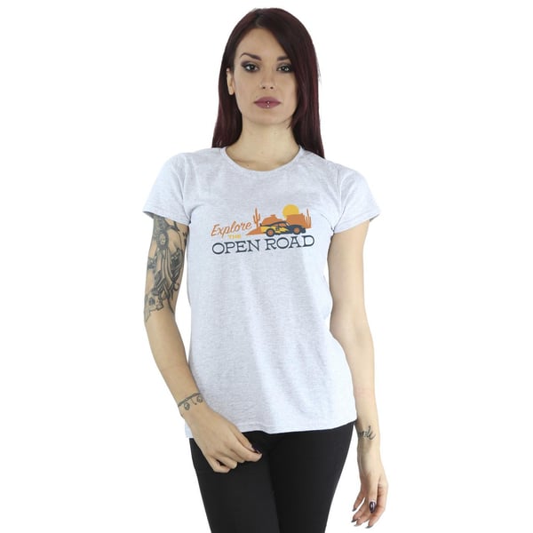 Disney Womens/Ladies Cars Explore The Open Road Cotton T-Shirt