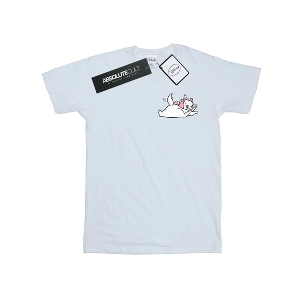 Disney Girls Aristocats Marie Sweet Backside Breast Print Cotton T-Shirt
