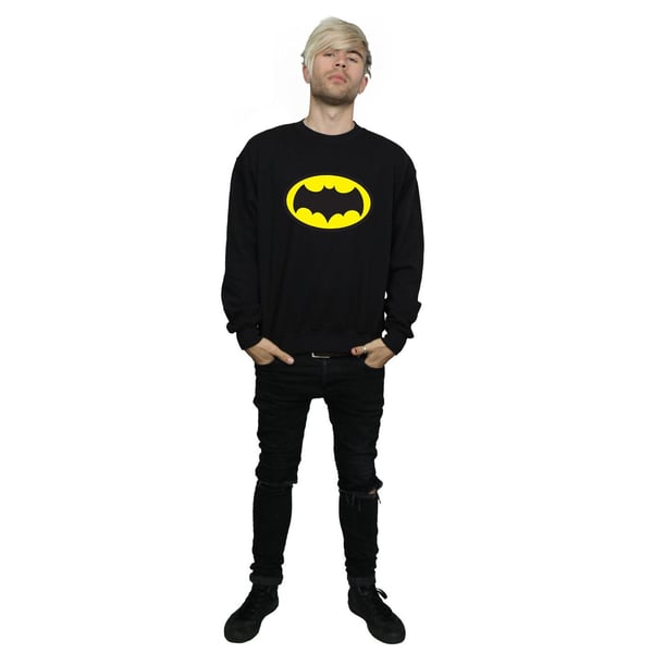DC Comics Mens Batman TV Series Logo Sweatshirt