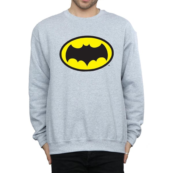 DC Comics Mens Batman TV Series Logo Sweatshirt