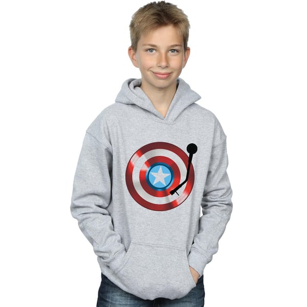 Marvel Boys Captain America Turntable Hoodie