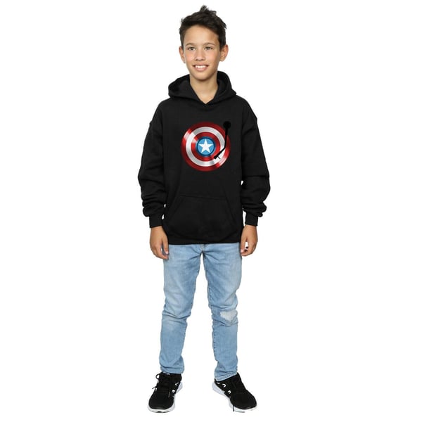 Marvel Boys Captain America Turntable Hoodie