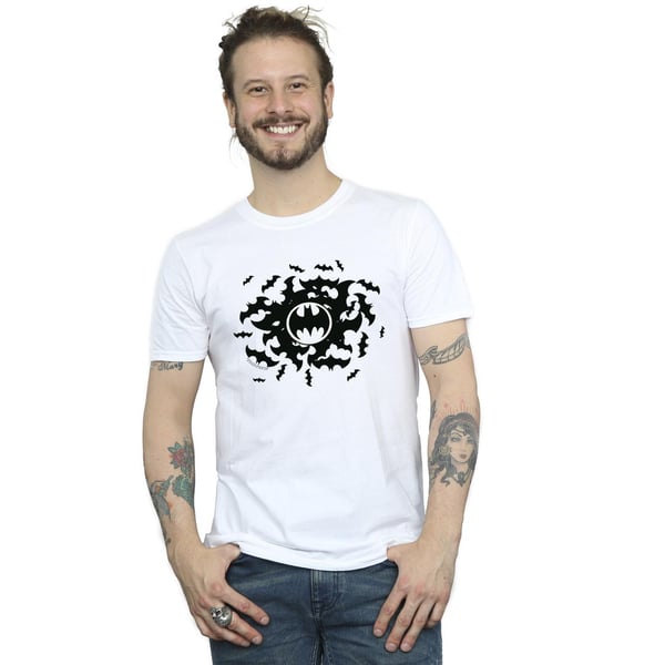 DC Comics Mens Batman Bat Swirl T-Shirt