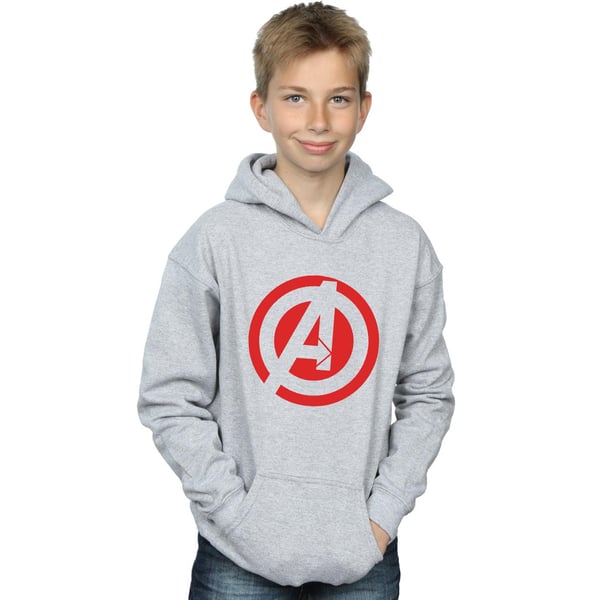 Marvel Pojkar Avengers Assemble Solid A Logotyp Huvtröja