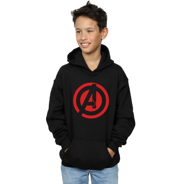 Marvel Pojkar Avengers Assemble Solid A Logotyp Huvtröja