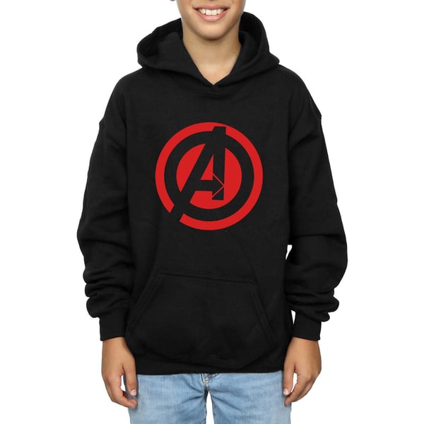 Marvel Pojkar Avengers Assemble Solid A Logotyp Huvtröja