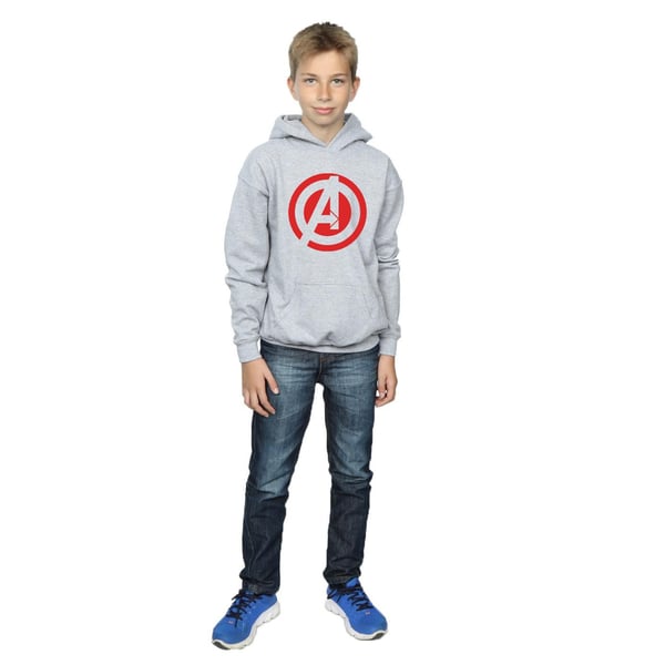 Marvel Pojkar Avengers Assemble Solid A Logotyp Huvtröja