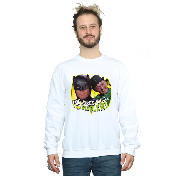 DC Comics Mens Batman TV Series The Riddler Joke Sweatshirt