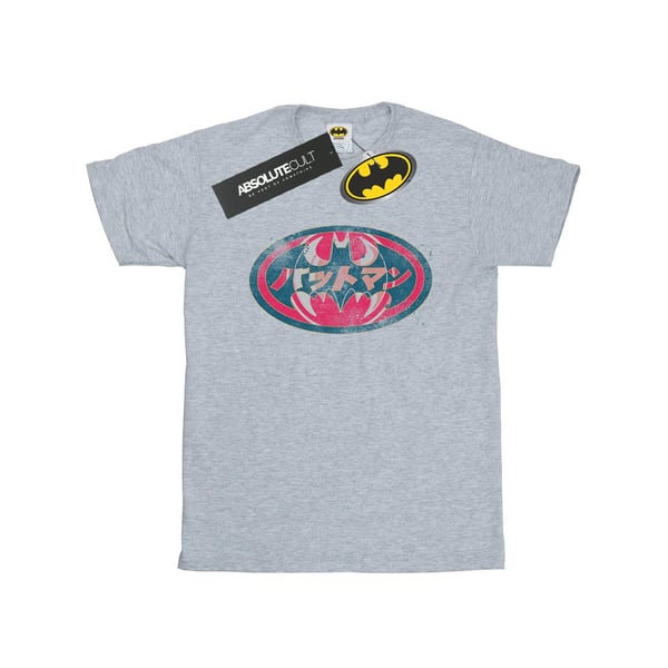 DC Comics Herr Batman Japansk Logotyp Röd T-Shirt