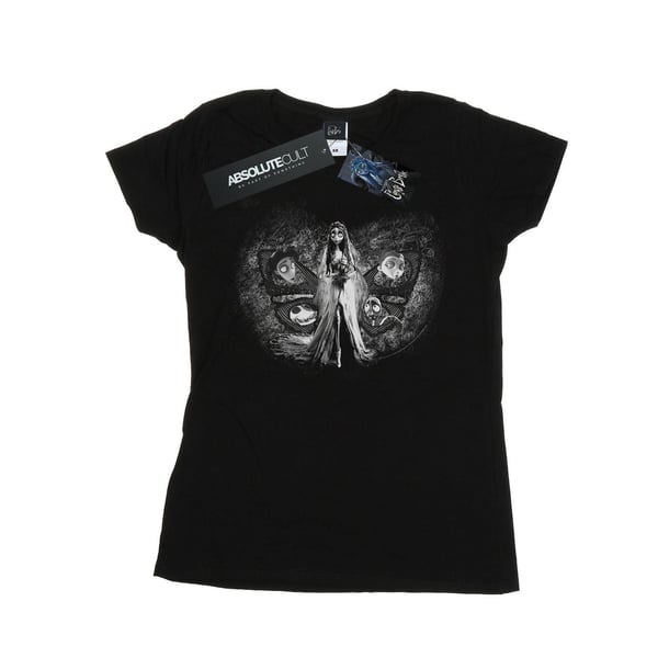 Corpse Bride Naisten/Naisten Love Triangle -puuvillainen T-paita