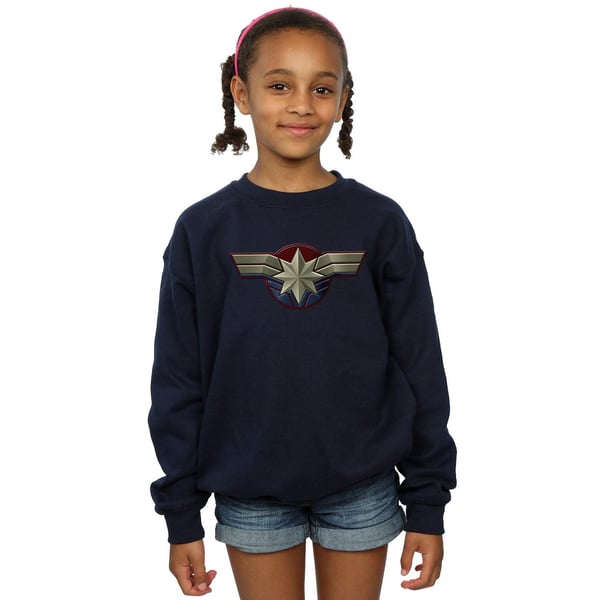 Marvel Girls Captain Marvel -rintatunnuspusero