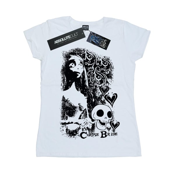Corpse Bride Womens/Ladies Skull Logo Cotton T-Shirt