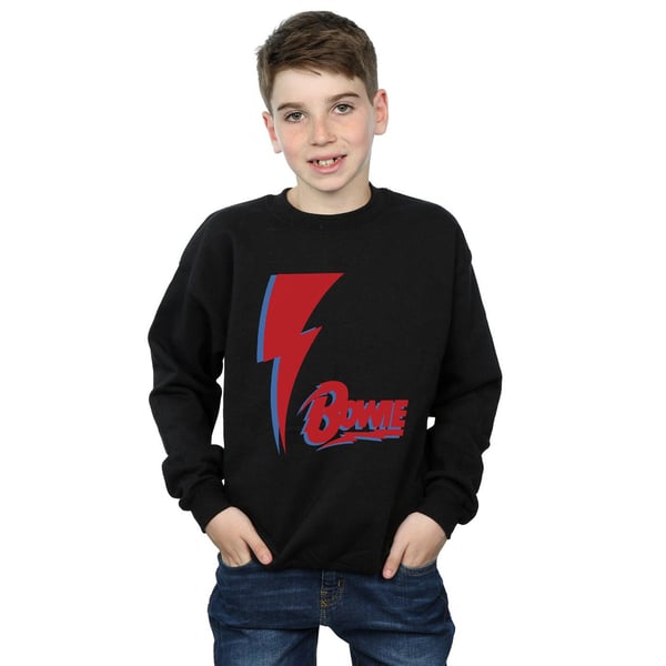 David Bowie Boys Red Bolt Sweatshirt