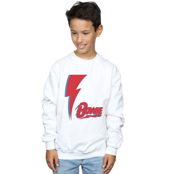 David Bowie Boys Red Bolt Sweatshirt