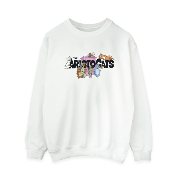 Disney Womens/Ladies The Aristocats Music Logo Sweatshirt